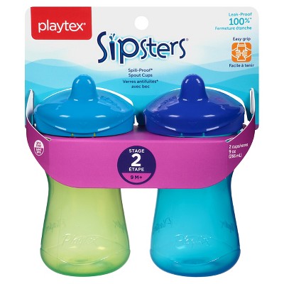 Playtex Sipsters Stage 2 _ Playtex Sipsters Stage 2 Straw Sippy Cup, 9 ...