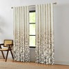 Lush Décor Ethereal Tangle Blackout Window Panels Ivory/Brwn Pair 52x84 - 2 of 4