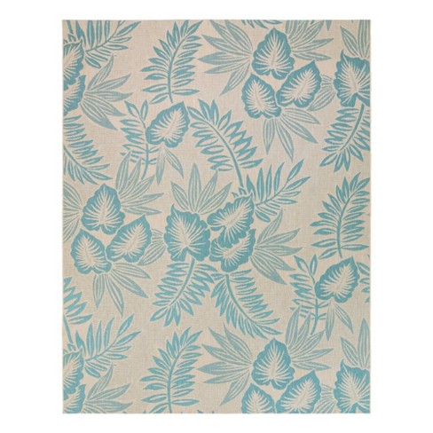 Reyn Spooner 7'8"x10' Kona Coast Kamea Flatweave Rug: Tropical, Weather-Resistant, Easy-Care - image 1 of 4