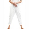 Women's Casual Loose Fit Cargo Harem Pants Side Pockets Cropped Trousers - 3 of 3