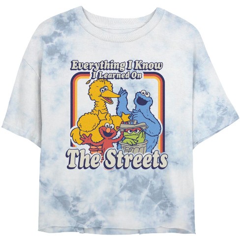 Junior's Sesame Street Everything I Know I Learned on the Streets T-Shirt - image 1 of 4