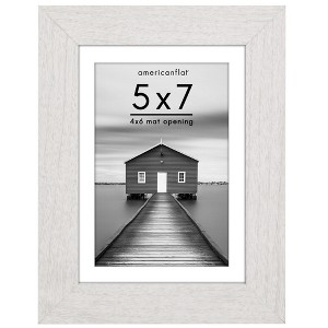 Americanflat Wide Molding Picture Frame with Mat - 1 of 4