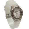 Olivia Pratt Every Day Thin Band Silicone and Rhinestones Colorful Women Watch - image 3 of 4