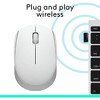 Evo Bytes Off White Wireless Optical USB Mouse - 4 of 4
