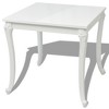 vidaXL Dining Table 31.5 inches x31.5 inches x30 inches  High Gloss White - 2 of 4