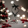 Slickblue 3D Reindeer Ornament with Tag - Festive Holiday Decoration - Perfect for Christmas Tree and Home Decor - 4 of 4