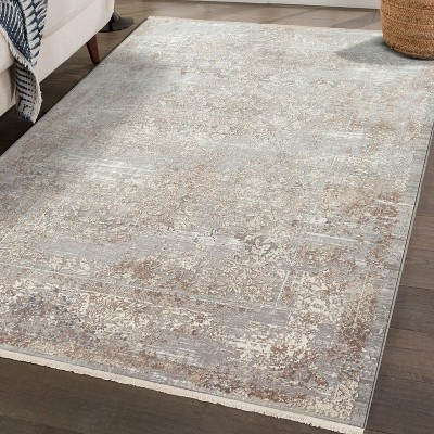 Luxe Weavers Valencia Vintage Floral Area Rug