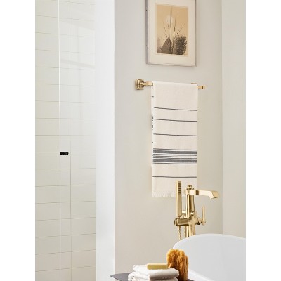 Champagne Bronze 18-inch Wall Mounted Towel Bar