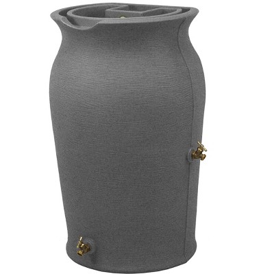 Good Ideas Impressions Amphora 50 Gallon Rain Saver - Dark Granite