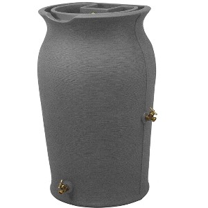 Good Ideas Impressions Amphora 50 Gallon Rain Saver - Dark Granite - 1 of 4