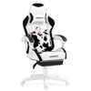 Racxily Cat Gaming Chair with Paw Lumbar Cushion, PC Video Gamer Chair for Teens & Women - 2 of 4