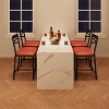 Bar Stools Set of 2/4, Upholstered Bar Chairs with Back and Footrest, Thick Cushion, Counter Height Barstools for Kitchen Island, Brown - 3 of 4