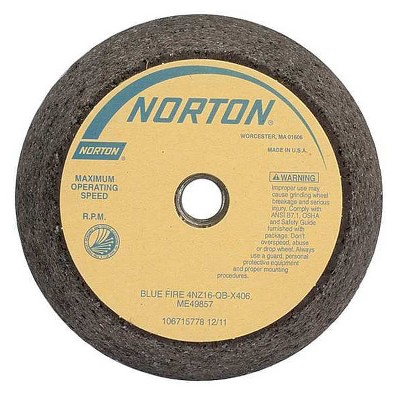 Norton  Flaring Cup Wheel,4x3x2 In x,5/8-11 66253198583