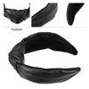 Unique Bargains Cross Knotted PU Leather Non-slip Fashion Wide Headband 1 Pc - 3 of 4