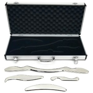 Royal Massage 4 Piece IASTM Stainless Steel Gua Sha Scraping Massage Tool Set - 1 of 4