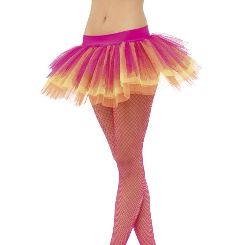 Smiffys Tutu Neon Multi-Colored Adult Costume Underskirt, 1 of 2