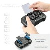 TopComfy Baby and Toddler Learning Toys Mini Foldable Drone With Camera Altitude Hold Flips Headless Mode Portable for Kids, Black, 7.87"*5.51"*2.76" - 3 of 4