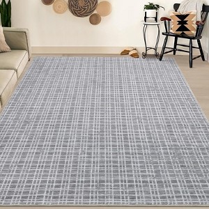 Rugs for Living Room, 2x6 Area Rug, Washable Rugs for Bedroom with Non Slip Backing - 1 of 4