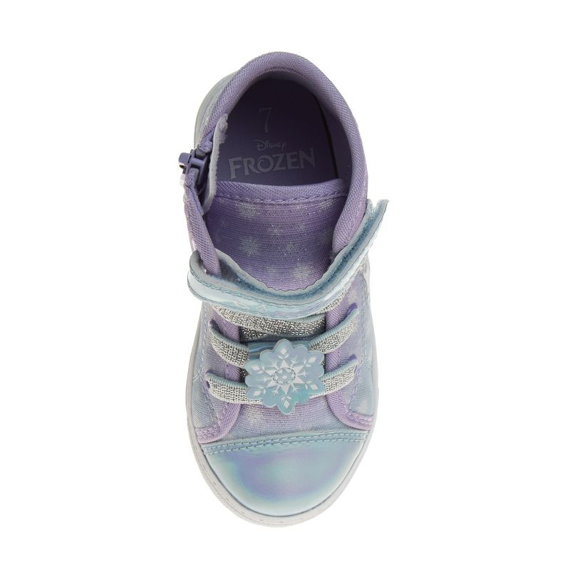 Frozen High-Top Hook and Loop Canvas Sneakers (Toddler/Little Kid), 5 of 8