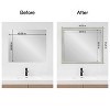 Amanti Art Mirror Makeover Bathroom Mirror Frame Border Kit - Fully Assembled Peel and Stick Frame - Mirror NOT Included - Flair Trim - 4 of 4