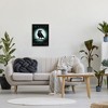 Stupell Industries Happy Hauntings Phrase Black Crow Perched Festive Halloween Framed Giclee Art - 3 of 4