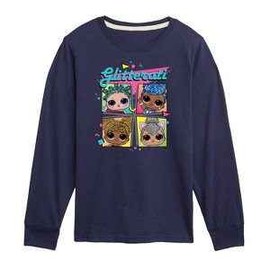 Boys' - LOL Surprise! - Glitterati Retro Grid Long Sleeve Graphic T-Shirt - 1 of 4