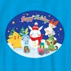 Boy's Pokemon Happy Holidays Snowman Pikachu T-Shirt - 2 of 4