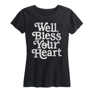 Women's - Instant Message - Well Bless Your Heart Short Sleeve Graphic T-Shirt - 1 of 4