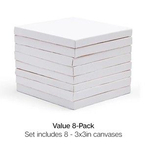 KINGART Stretched Canvas 3x3 8 pc - 1 of 4