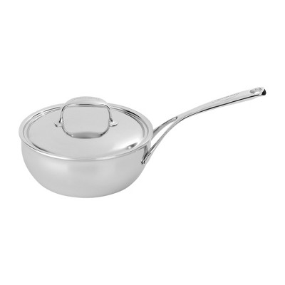 Anolon Nouvelle Copper 3.5-Qt. Stainless Steel Covered Saucepan