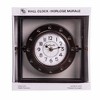 Kiera Grace 9" Bamford Iron Table Clock Black: Vintage Charm, Analog Display, Indoor Decor - 3 of 4