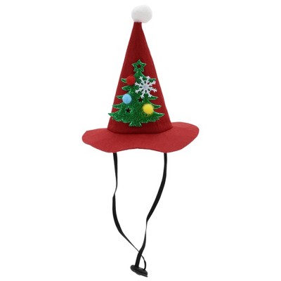 Unique Bargains Halloween Pet Headwear 5.91"x5.51" Red 1 Pc