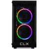 CLX SET Gaming PC TGMSETRXH2519BM - AMD Ryzen 7 5700X 3.4GHz 8-Core, 16GB DDR4, Radeon RX 6600 8GB, 500GB NVMe M.2 SSD, 2TB HDD, WiFi, Win 11 - 3 of 4