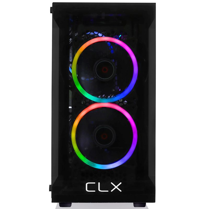 CLX SET Gaming PC TGMSETRXH2519BM - AMD Ryzen 7 5700X 3.4GHz 8-Core, 16GB DDR4, Radeon RX 6600 8GB, 500GB NVMe M.2 SSD, 2TB HDD, WiFi, Win 11, 3 of 7