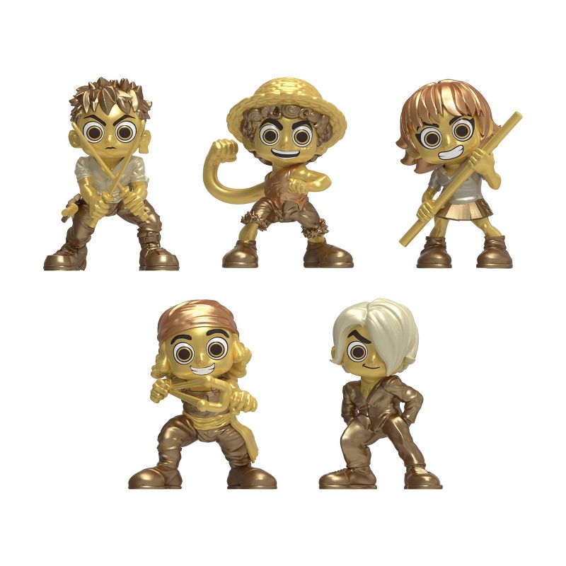 One Piece Collectible Treasure Chest Gold Mini Figure Set - 5pk, 3 of 16
