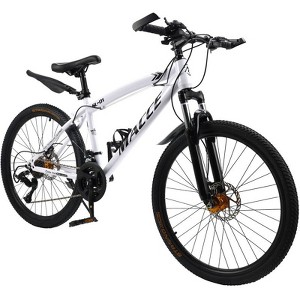 Topteng 26" Mountain Bike 27-Speed Double Disc Brake Suspension Fork MTB for Adults - 1 of 4