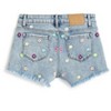 Girl Embroidered Fray Hem Shorts - tractr - 2 of 2