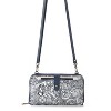 Sakroots Women's Large Smartphone Crossbody Bag in Coated Canvas Convertible Purse with Detachable Wristlet Strap Includes Phone Wallet Pockets, Navy - 2 of 4
