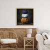 Stupell Industries Vintage Halloween Pumpkin Stack Floating Frame Canvas Art, Gold, 25" x 25" - 3 of 4