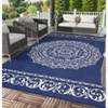 COZONY Reversible Straw Rug, Plastic Outdoor Mat for Patio, Deck, RV and Camping - 4 of 4