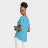 Women's Short Sleeve V-Neck Drapey T-Shirt - A New Day™ - image 2 of 3