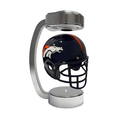 Football Cremation Urn & Denver Broncos Hover Helmet Décor