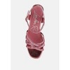 Sparks Fly Glitter Strappy Block Women Sandals - 4 of 4