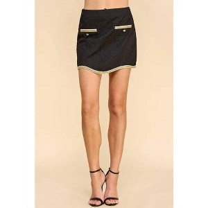 Women's Trim High Waisted Skirt - TCEC - 1 of 2