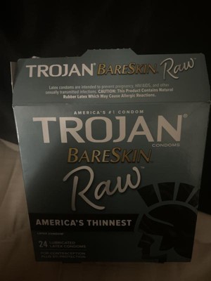 Trojan Bareskin Raw Ultra-Thin Condoms –