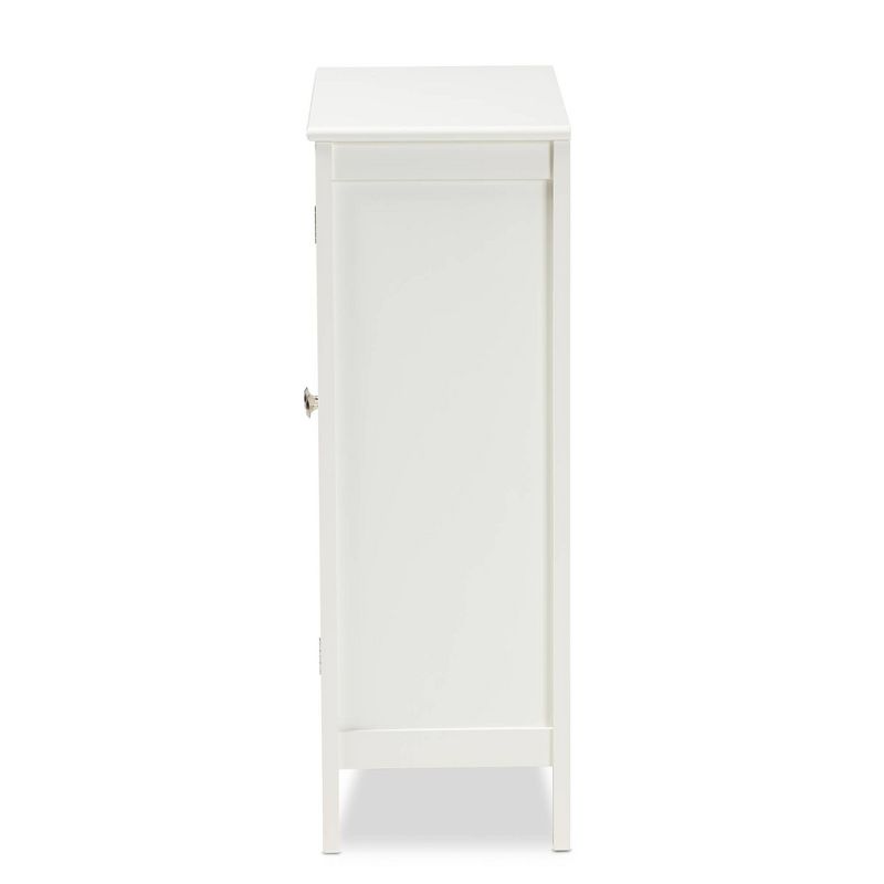 Thelma 2 Door Wood Multipurpose Storage Cabinet White - Baxton Studio, 5 of 10