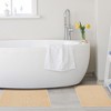 Classic Solid Eco-Friendly Modern Textured Premium Cotton Traditional 2-Piece Absorbent Bath Mat Set by Blue Nile Mills - 4 of 4
