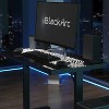 BlackArc Metrix 7 Gaming Desk: LED Lights, Tempered Glass, Steel Frame, No Storage - 4 of 4