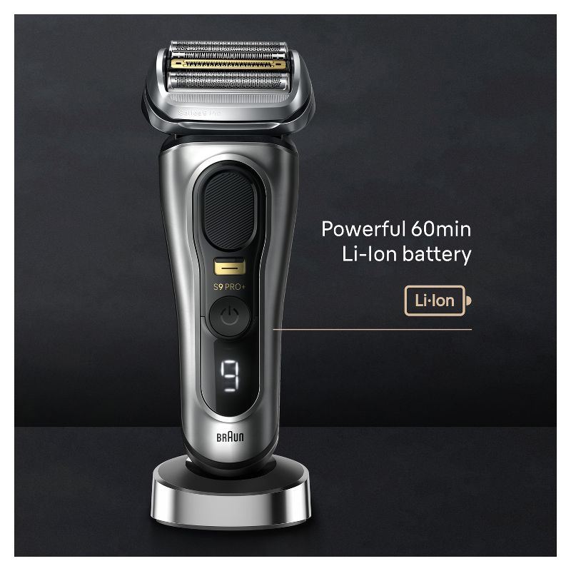 Braun Series 9-9517s Rechargeable Wet &#38; Dry Electric Shaver, 4 of 14