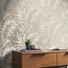 Yasuni Nude Cream Neutral Leaves Tropical Paste the Wall Wallpaper - 2 of 4